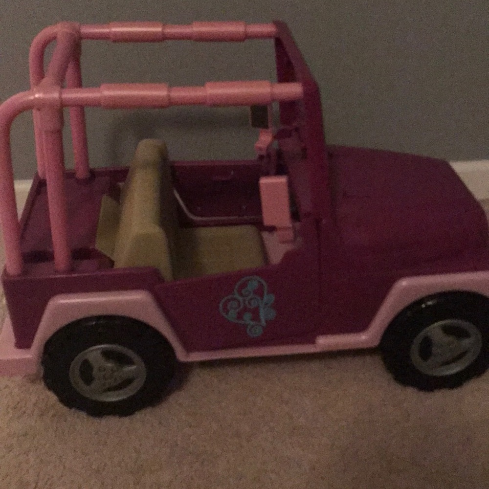 America girl doll Jeep